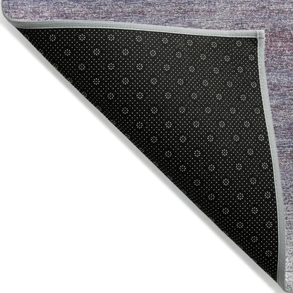 LOOMLAN Rugs Nira Purple Washable Indoor-Outdoor Rug