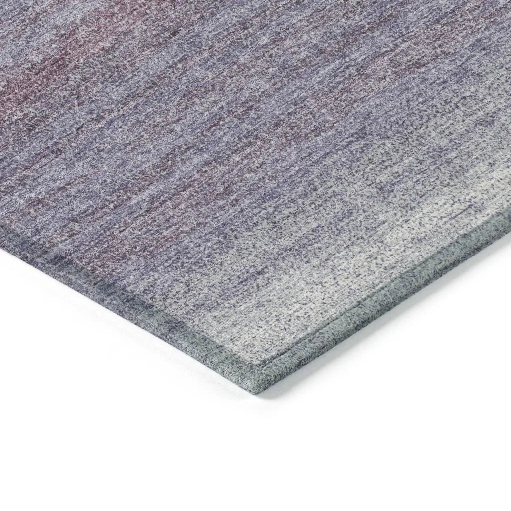 LOOMLAN Rugs Nira Purple Washable Indoor-Outdoor Rug