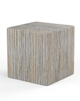 Bazaar Concrete Madera Outdoor End Table