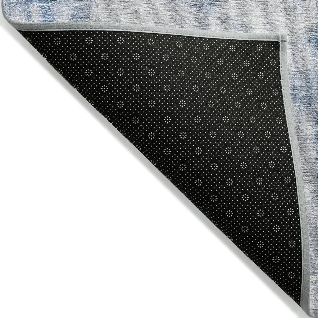 LOOMLAN Rugs Nocturne Blue Washable Indoor-Outdoor Rug