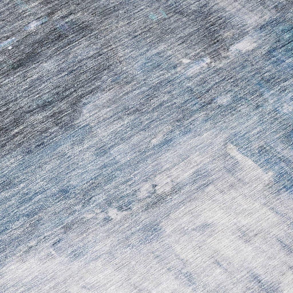 LOOMLAN Rugs Nocturne Blue Washable Indoor-Outdoor Rug