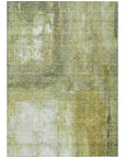 LOOMLAN Rugs Nocturne Green Washable Indoor-Outdoor Rug