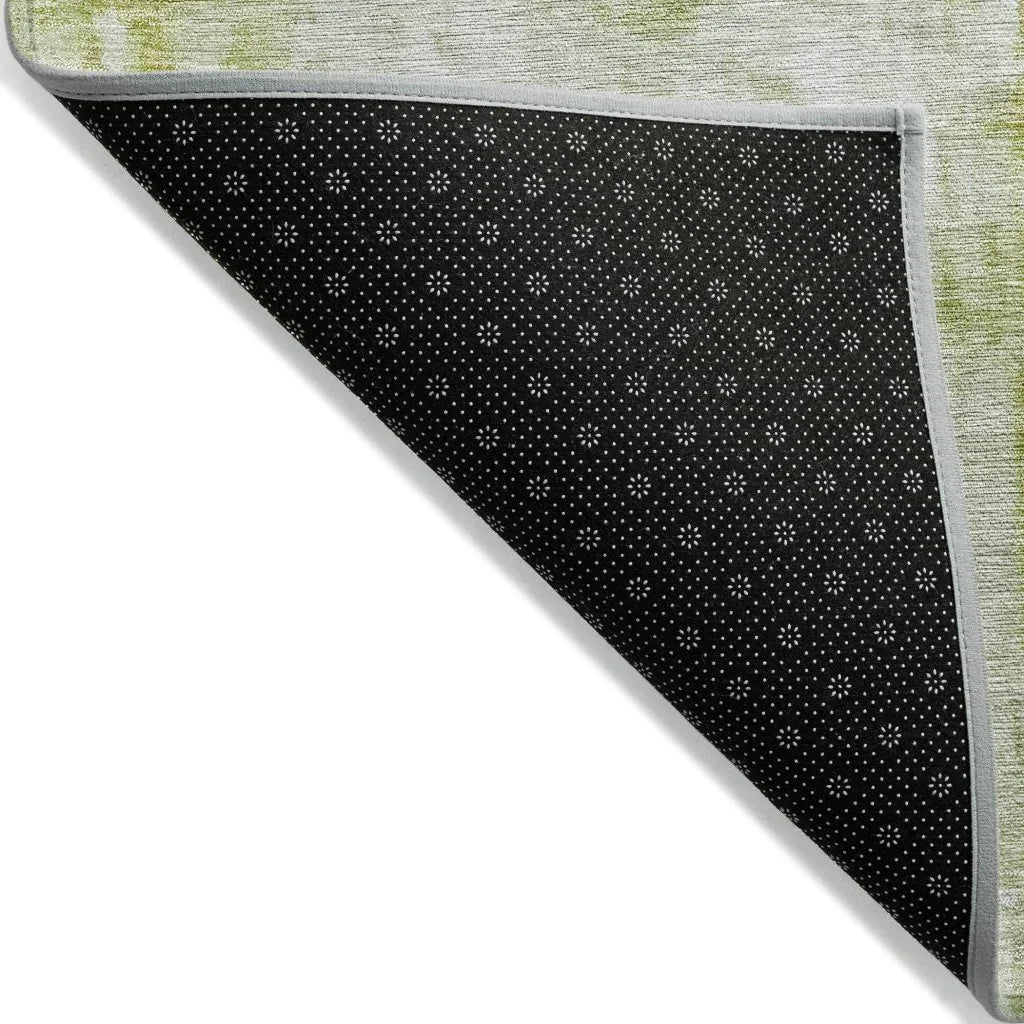 LOOMLAN Rugs Nocturne Green Washable Indoor-Outdoor Rug