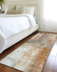 LOOMLAN Rugs Nocturne Orange Washable Indoor-Outdoor Rug