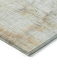 LOOMLAN Rugs Nocturne Orange Washable Indoor-Outdoor Rug