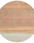 LOOMLAN Rugs Noe Orange Washable Indoor-Outdoor Rug