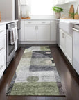 LOOMLAN Rugs Noel Aloe Washable Indoor-Outdoor Rug
