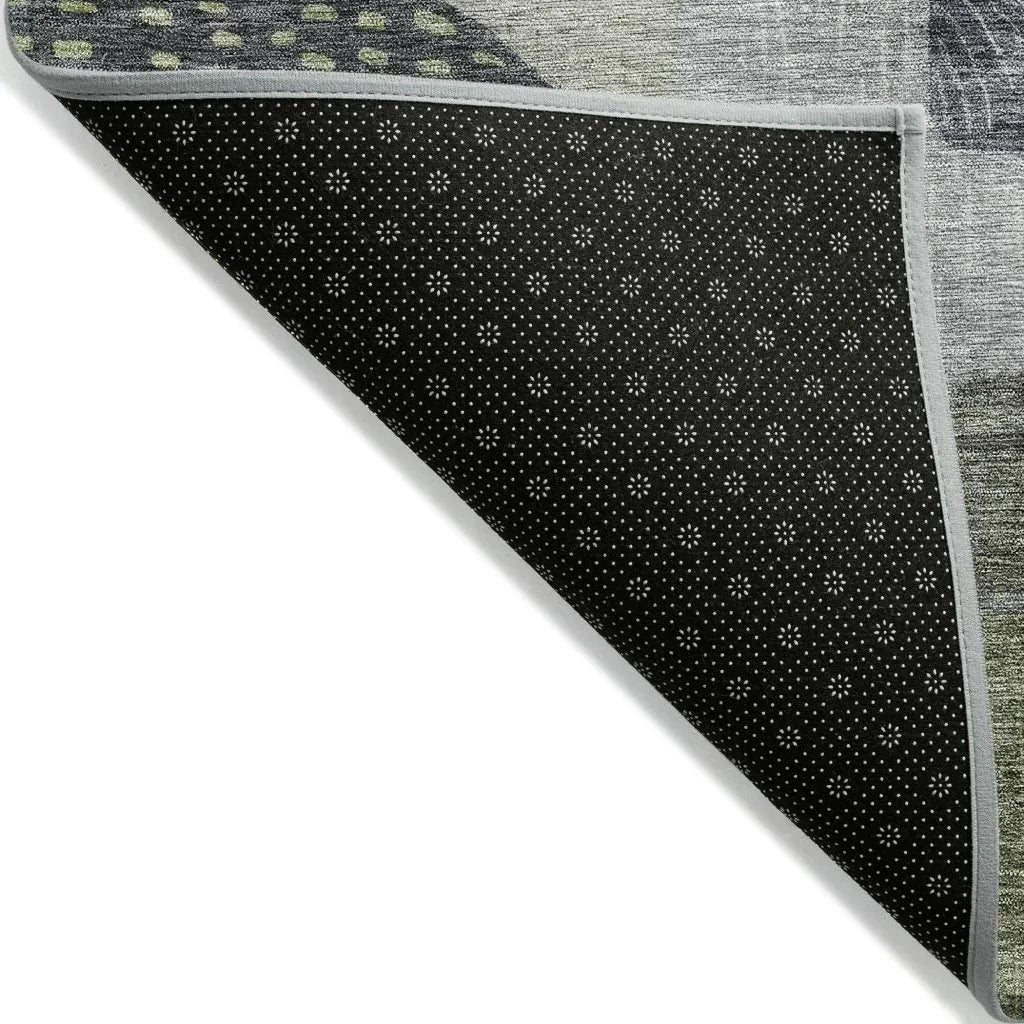 LOOMLAN Rugs Noel Aloe Washable Indoor-Outdoor Rug