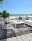 LOOMLAN Rugs Noel Aloe Washable Indoor-Outdoor Rug