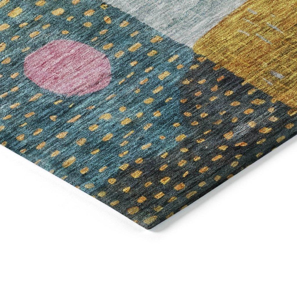 LOOMLAN Rugs Noel Green Washable Indoor-Outdoor Rug