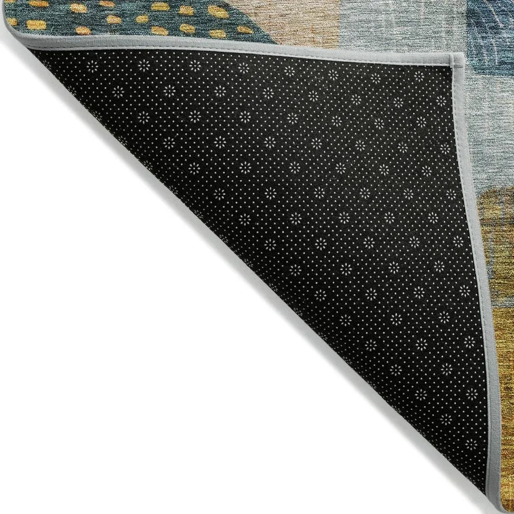 LOOMLAN Rugs Noel Green Washable Indoor-Outdoor Rug
