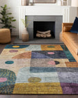 LOOMLAN Rugs Noel Green Washable Indoor-Outdoor Rug