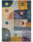 LOOMLAN Rugs Noel Green Washable Indoor-Outdoor Rug