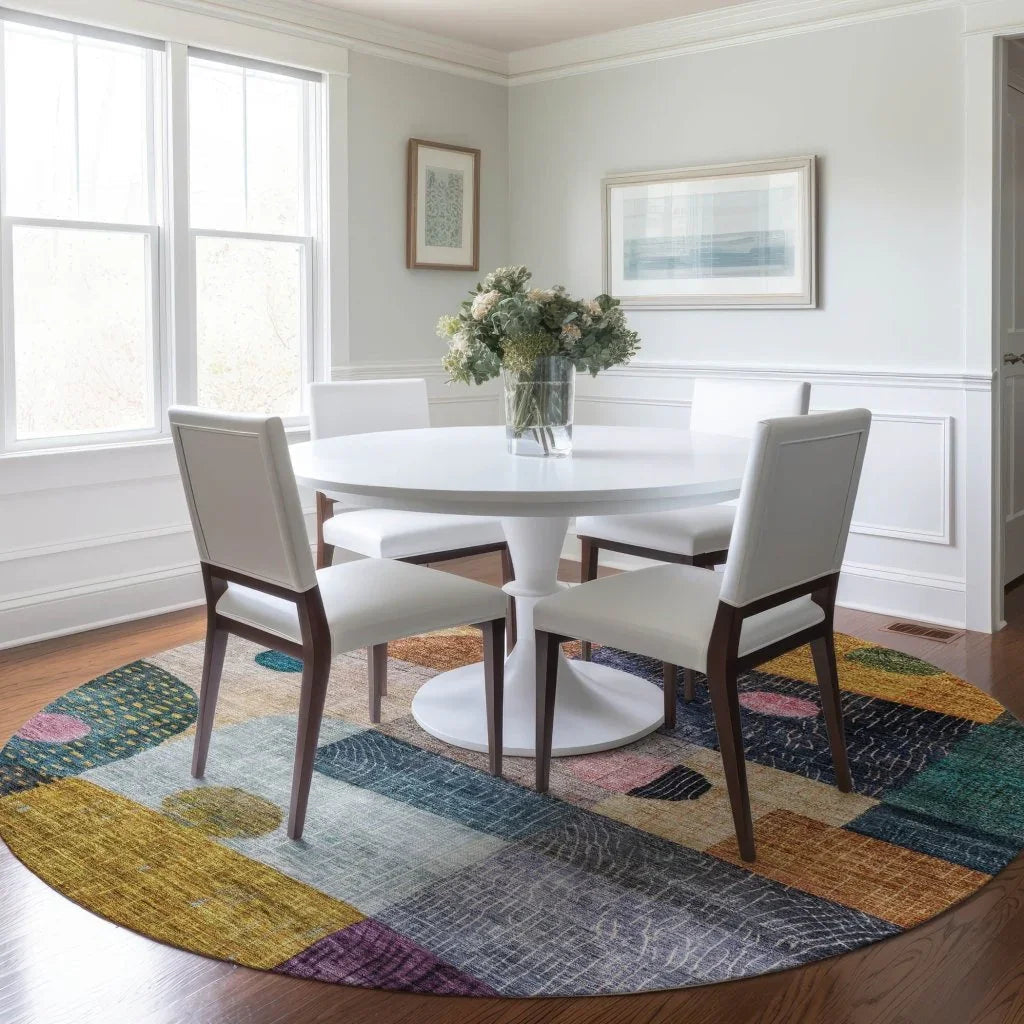 LOOMLAN Rugs Noel Green Washable Indoor-Outdoor Rug