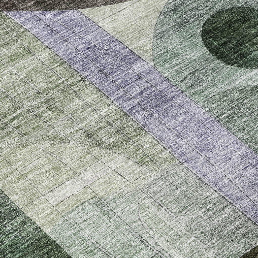 LOOMLAN Rugs Noel Olive Washable Indoor-Outdoor Rug
