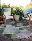 LOOMLAN Rugs Noel Olive Washable Indoor-Outdoor Rug