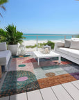 LOOMLAN Rugs Noel Orange Washable Indoor-Outdoor Rug
