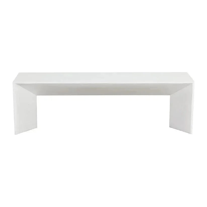 Nomad Concrete Outdoor Backless Bench - LOOMLAN - SUNPAN - Outdoor Benches
