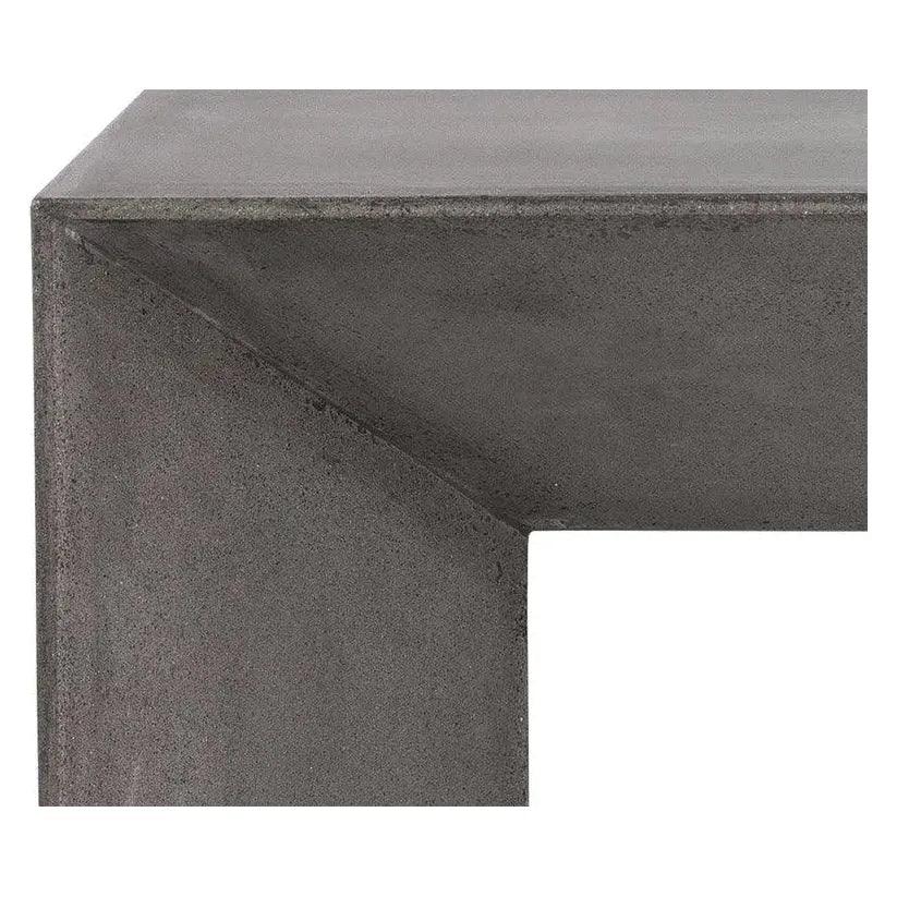 Nomad Concrete Outdoor Backless Bench - LOOMLAN - SUNPAN - Outdoor Benches