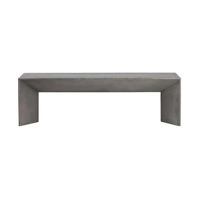 Nomad Concrete Outdoor Backless Bench - LOOMLAN - SUNPAN - Outdoor Benches