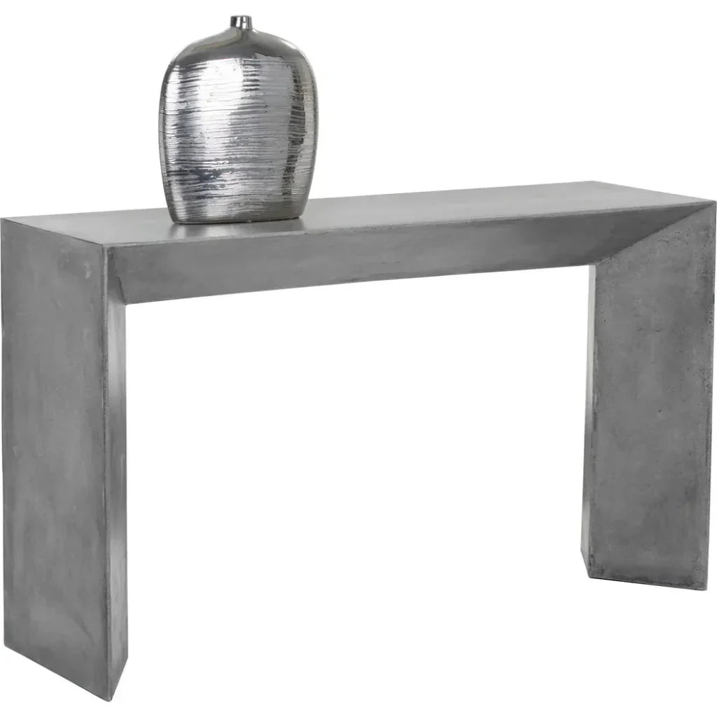 Nomad Console Table Grey Concrete - LOOMLAN - SUNPAN - Outdoor Console Tables