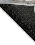 LOOMLAN Rugs Nomaria Black Washable Indoor-Outdoor Rug