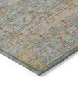 LOOMLAN Rugs Nora Brown Washable Indoor-Outdoor Rug