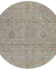 LOOMLAN Rugs Nora Brown Washable Indoor-Outdoor Rug