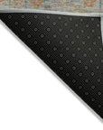 LOOMLAN Rugs Nora Brown Washable Indoor-Outdoor Rug