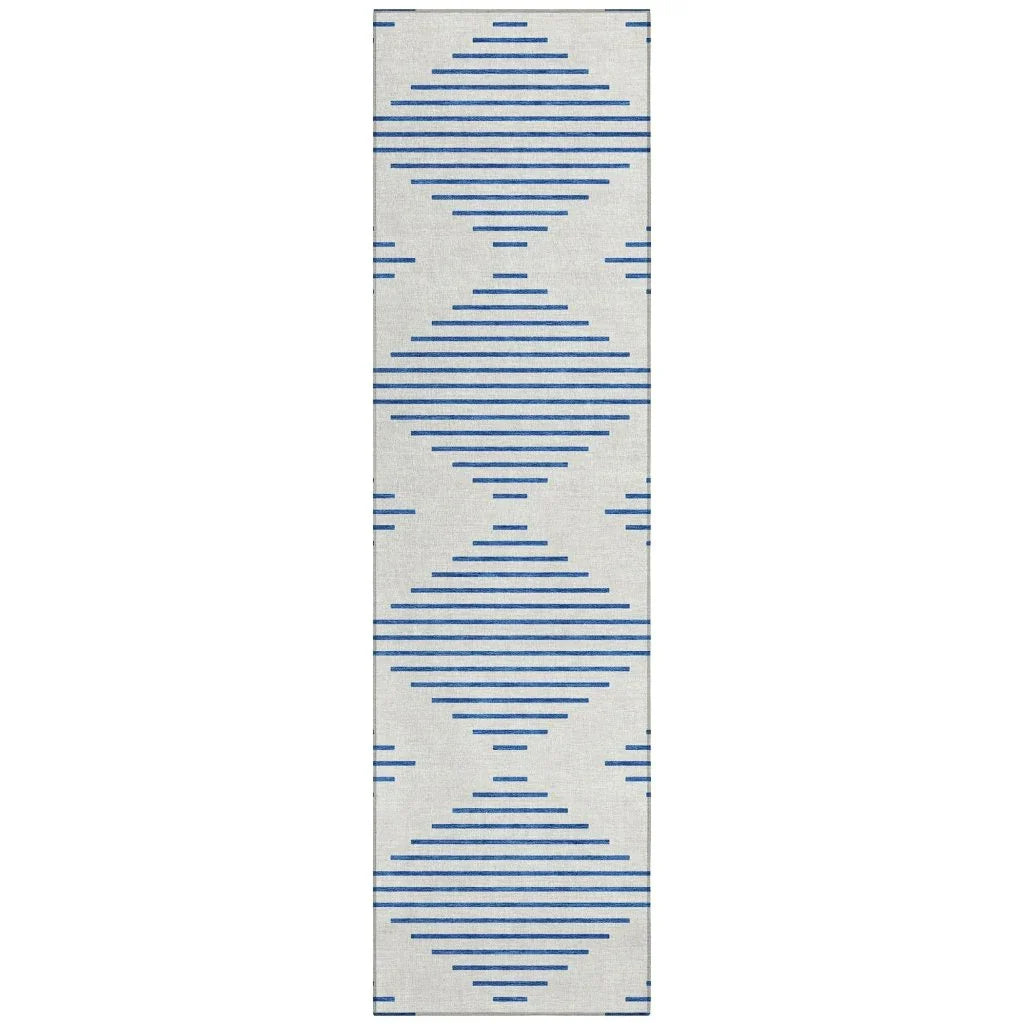 LOOMLAN Rugs Norelia Ivory Washable Indoor-Outdoor Rug