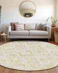 LOOMLAN Rugs Nova Pink Washable Indoor-Outdoor Rug
