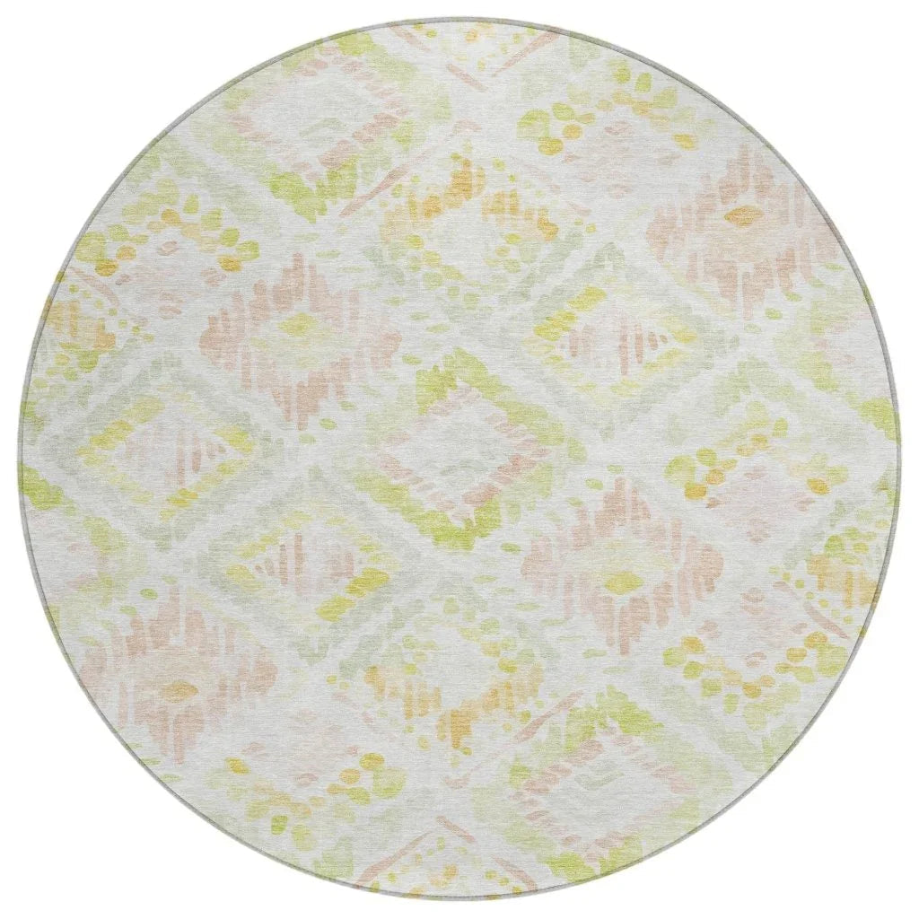 LOOMLAN Rugs Nova Pink Washable Indoor-Outdoor Rug