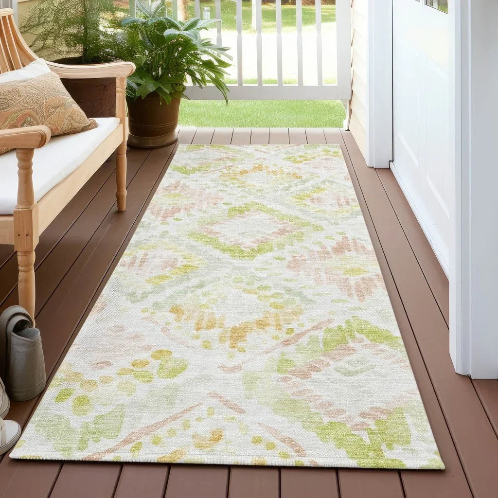LOOMLAN Rugs Nova Pink Washable Indoor-Outdoor Rug