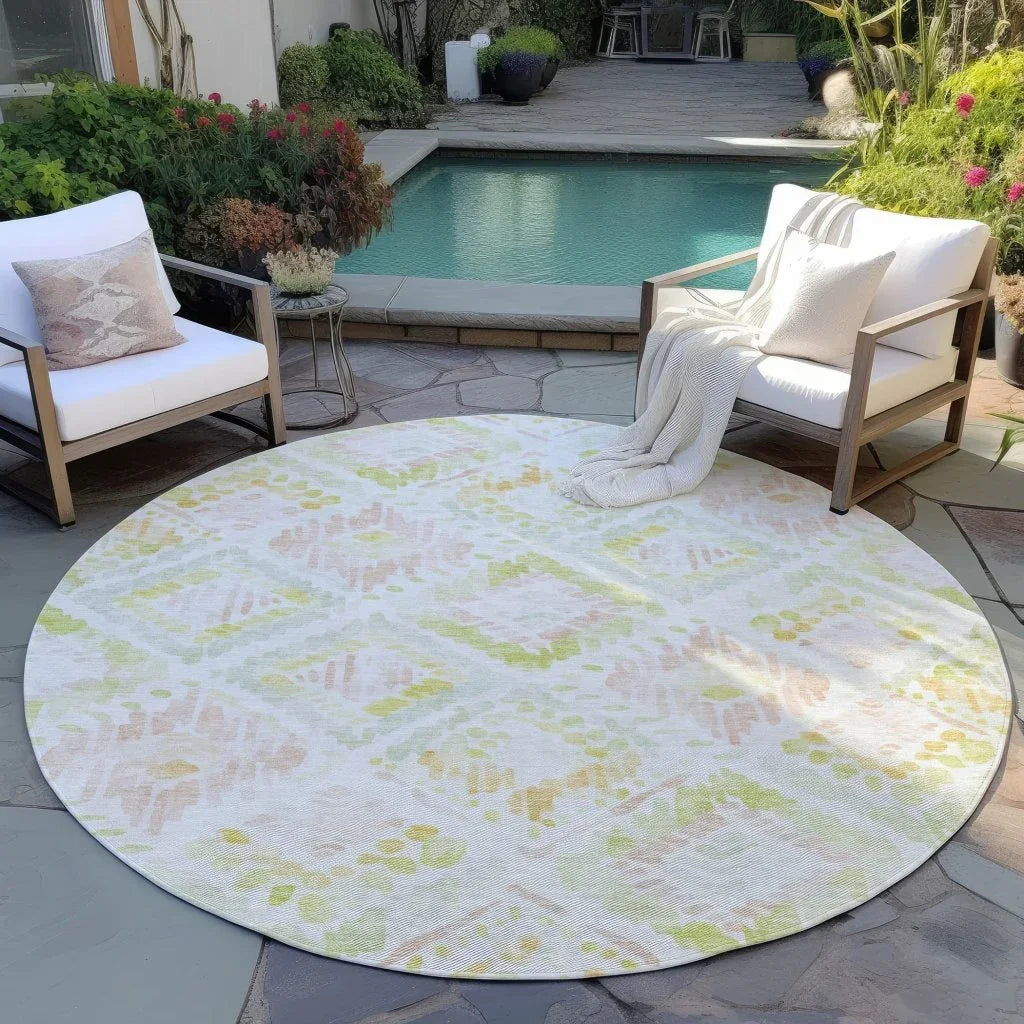 LOOMLAN Rugs Nova Pink Washable Indoor-Outdoor Rug