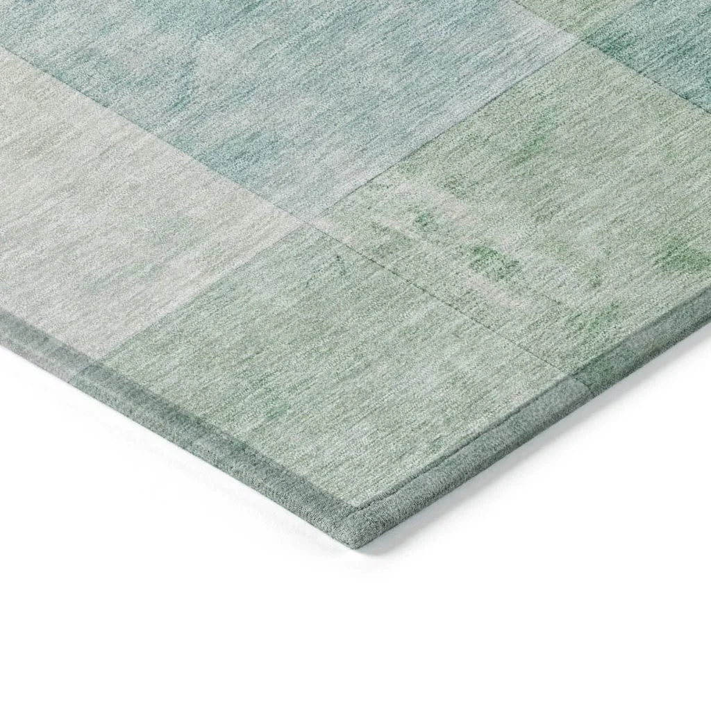 LOOMLAN Rugs Novanta Blue Washable Indoor-Outdoor Rug