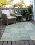 LOOMLAN Rugs Novanta Blue Washable Indoor-Outdoor Rug
