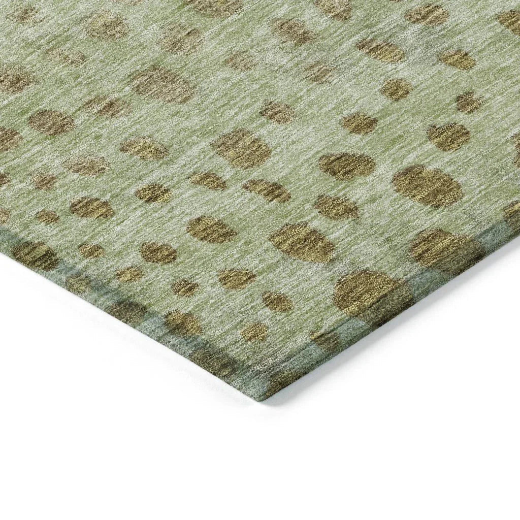 LOOMLAN Rugs Nuvane Aloe Washable Indoor-Outdoor Rug