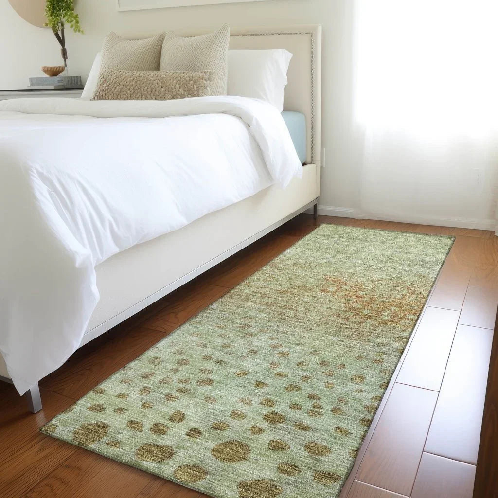 LOOMLAN Rugs Nuvane Aloe Washable Indoor-Outdoor Rug