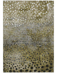 LOOMLAN Rugs Nuvane Brown Washable Indoor-Outdoor Rug