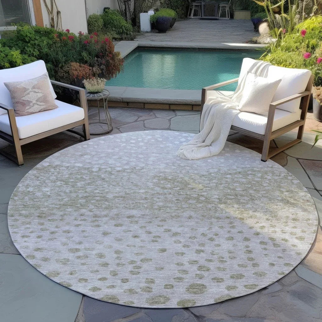 LOOMLAN Rugs Nuvane Taupe Washable Indoor-Outdoor Rug