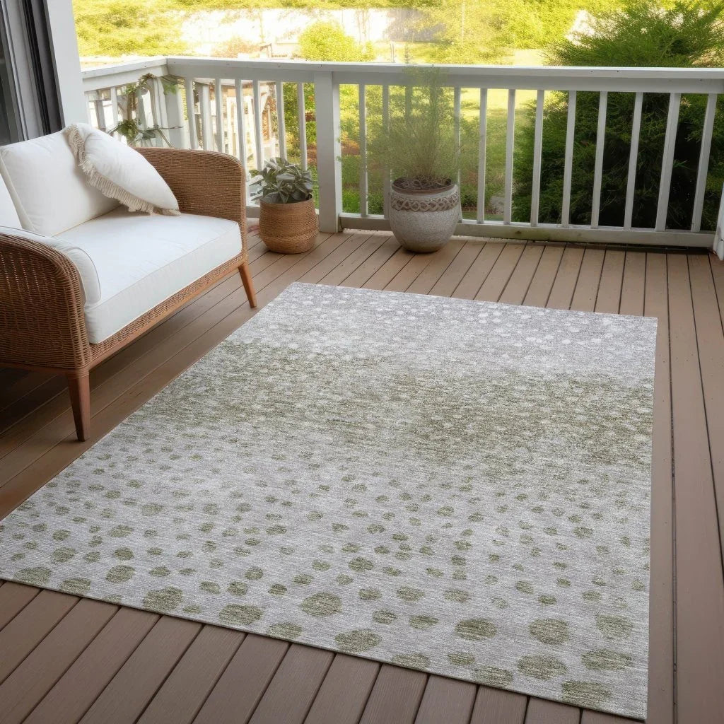 LOOMLAN Rugs Nuvane Taupe Washable Indoor-Outdoor Rug