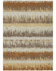 LOOMLAN Rugs Nyelle Mocha Washable Indoor-Outdoor Rug