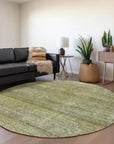 LOOMLAN Rugs Nymara Green Washable Indoor-Outdoor Rug