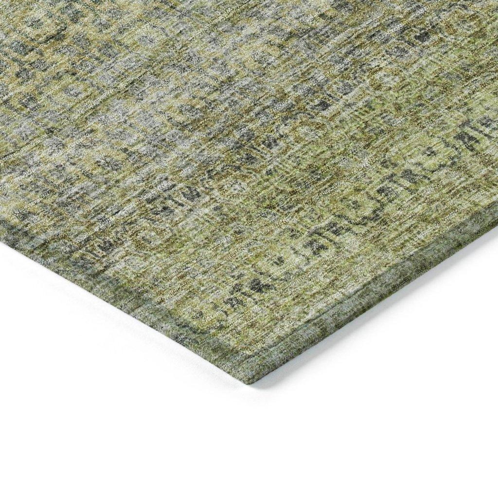 LOOMLAN Rugs Nymara Green Washable Indoor-Outdoor Rug