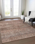 LOOMLAN Rugs Nymara Orange Washable Indoor-Outdoor Rug