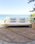 LOOMLAN Rugs Nymara Orange Washable Indoor-Outdoor Rug