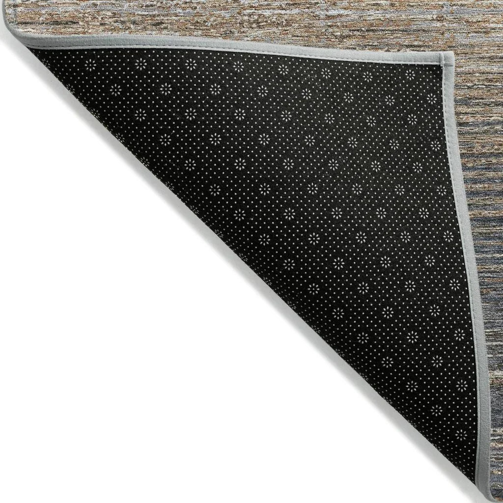 LOOMLAN Rugs Nyra Gray Washable Indoor-Outdoor Rug