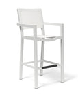 Naples Aluminum Made Sling Outdoor Barstool