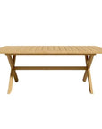 Oakville Outdoor Teak Dining Table - LOOMLAN - HiTeak - Outdoor Dining Tables