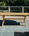 Oakville Outdoor Teak Dining Table - LOOMLAN - HiTeak - Outdoor Dining Tables